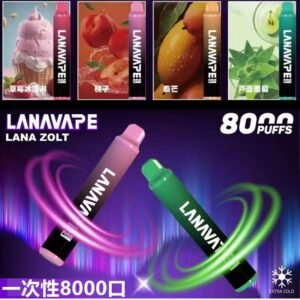 LANA Zolt 8000 Puffs 一次性電子煙| 拉娜拋棄式電子煙 | 台灣現貨
